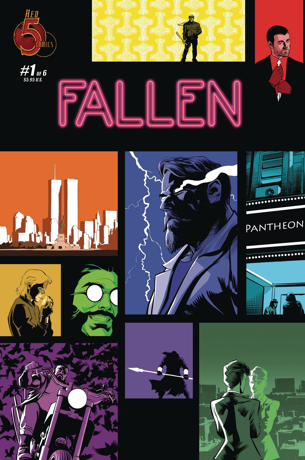 Red 5 Comics Comic Books FALLEN #1 81131601114300111 DEC221613