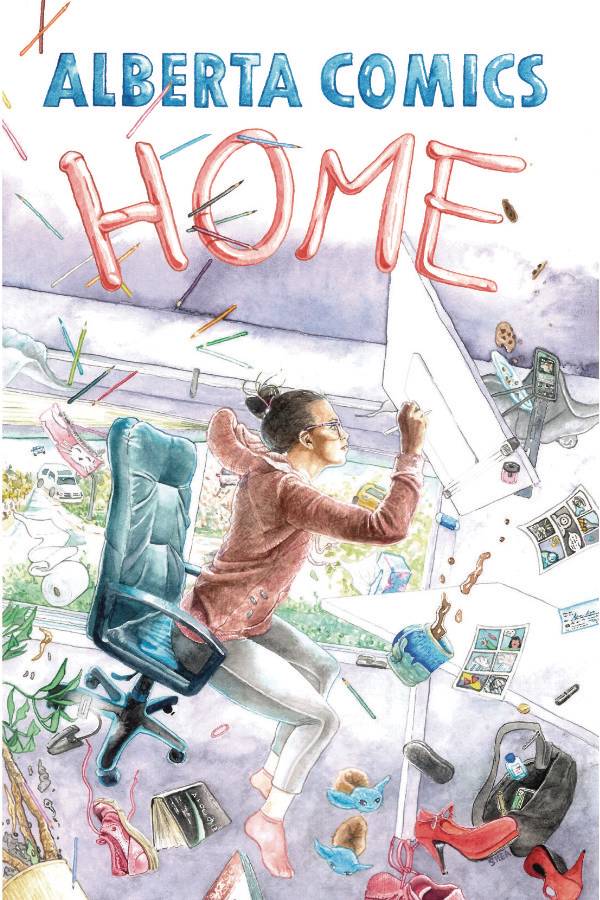 RENEGADE ARTS ENTERTAINMENT Graphic Novel Alberta Comics Anthology Home GN (MR) 9781989754160 JUL221870