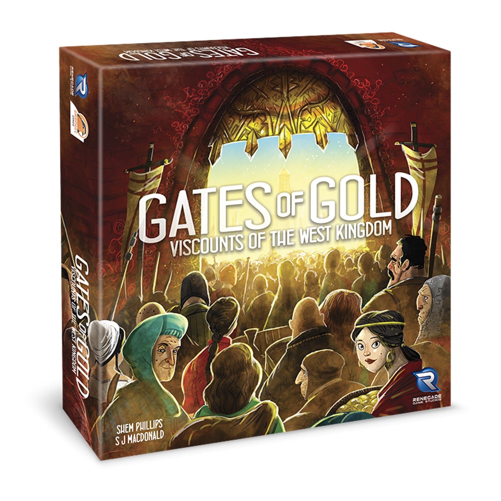 Renegade Game Studios Board Games > Large Box Games > Expansions Viscounts of the West Kingdom: Gates of Gold Expansion 810011722569 RGS 02256