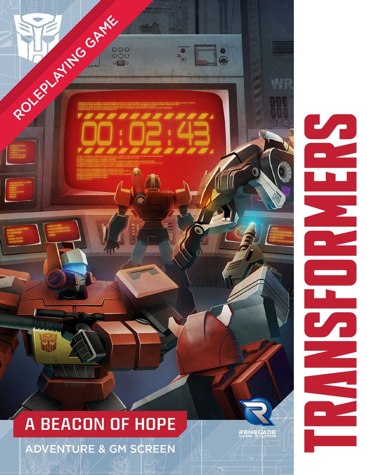 Renegade Games Studios Tabletop Games > Role-Playing Games Transformers RPG: A Beacon of Hope Adventure & GM Screen 9781737496212 RGS 09621