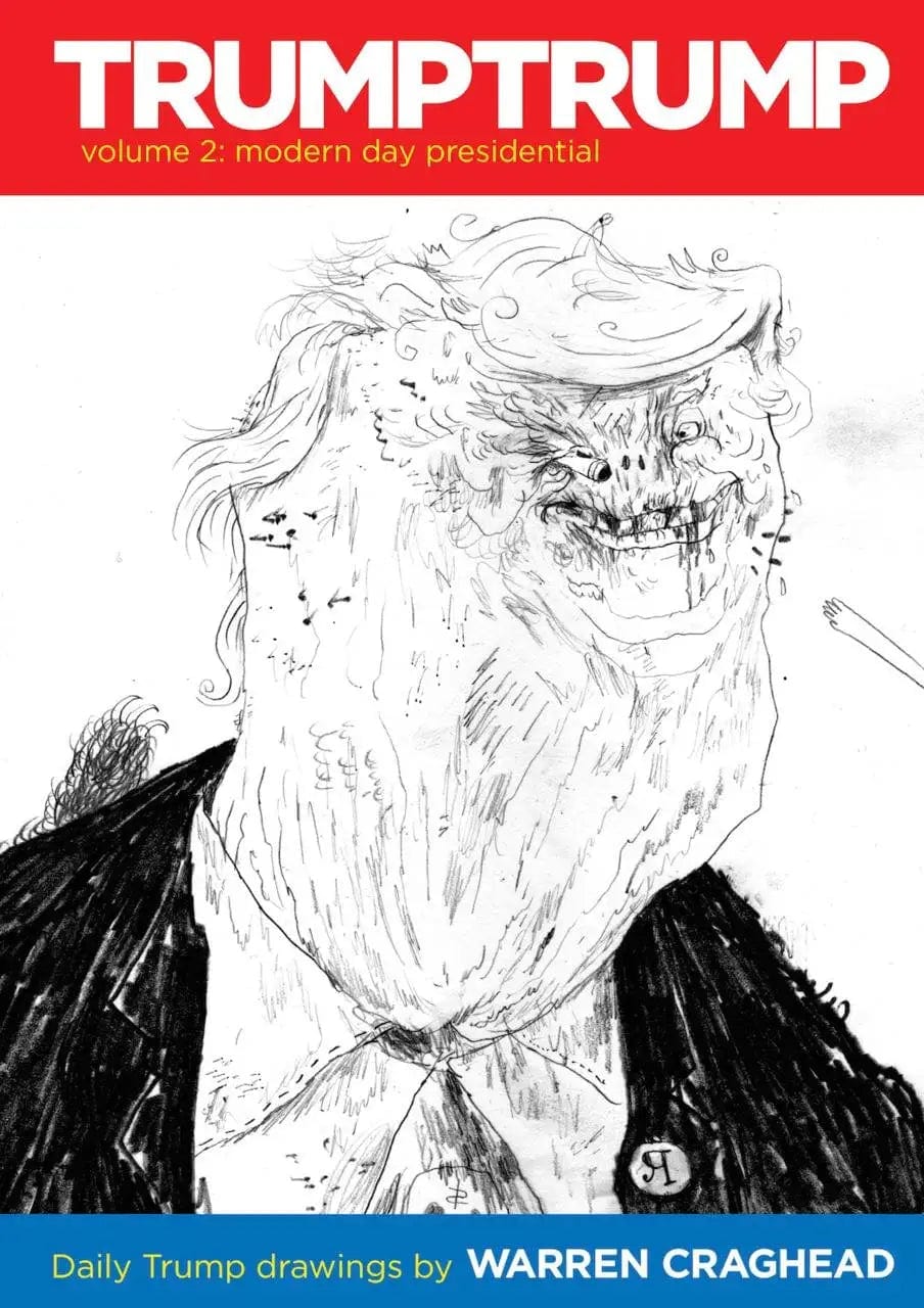 Retrofit Comics Graphic Novel TrumpTrump Vol. 2: Modern Day Presidential - Daily Trump Drawings HC 9781940398839