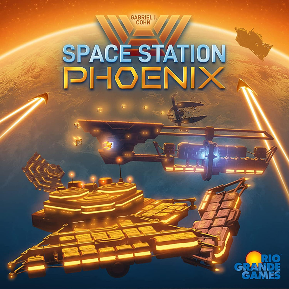 Rio Grande Games Board Games > Large Box Games Space Station Phoenix 655132005784 RGG 578