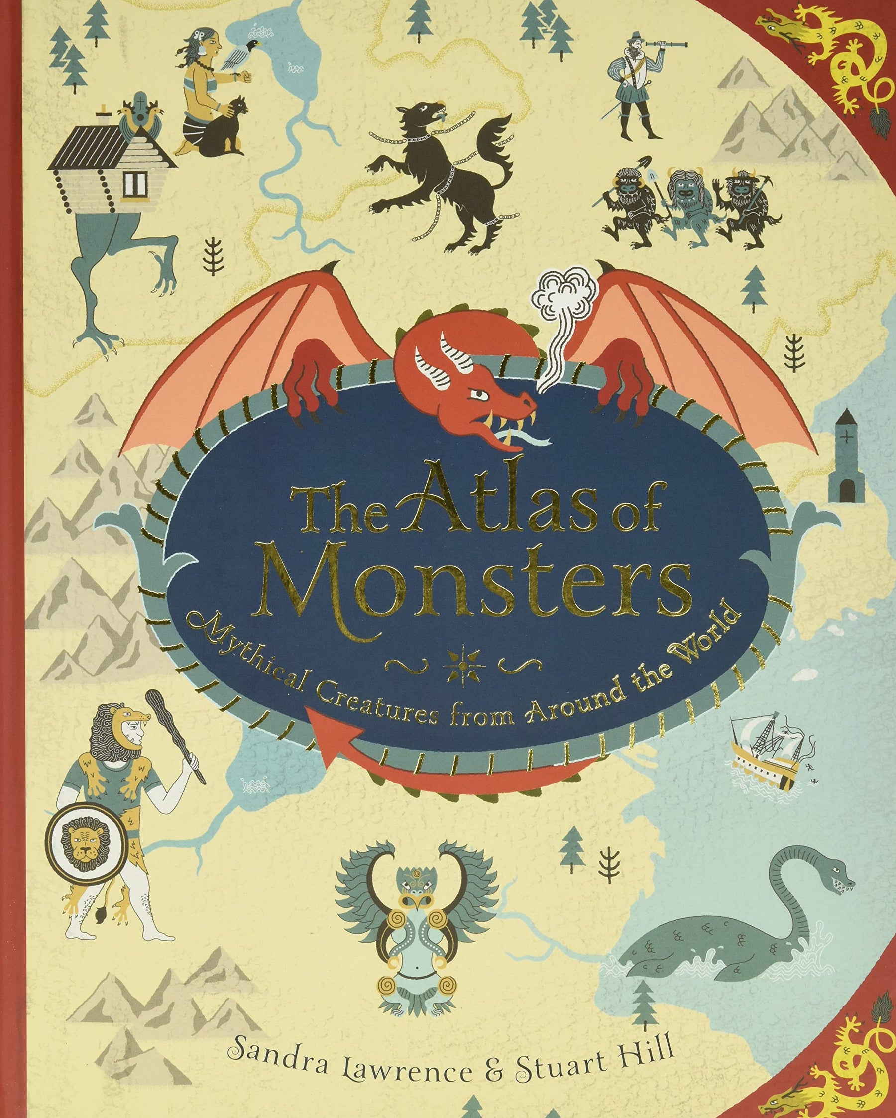 Running Press Books Atlas of Monsters: Mythical Creatures from Around the World HC 9780762494842