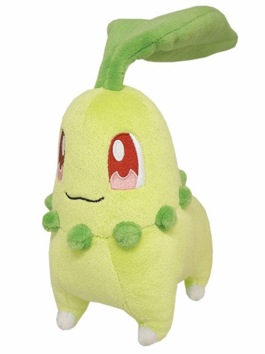 San-Ei Toys > Plushies San-Ei: Pokemon All Stars - Chikorita 6" 4905330033505 2TPPOKE6PDCHI