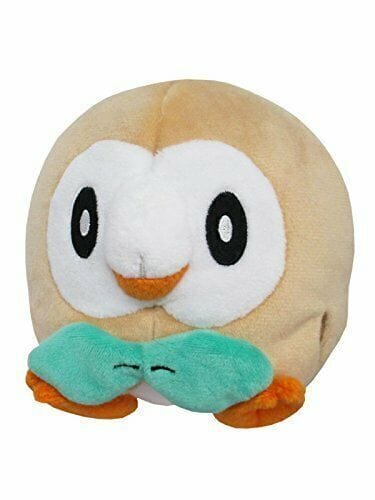 San-Ei Toys > Plushies San-Ei: Pokemon All Stars - Rowlet 6" 4905330033642 2TA33642