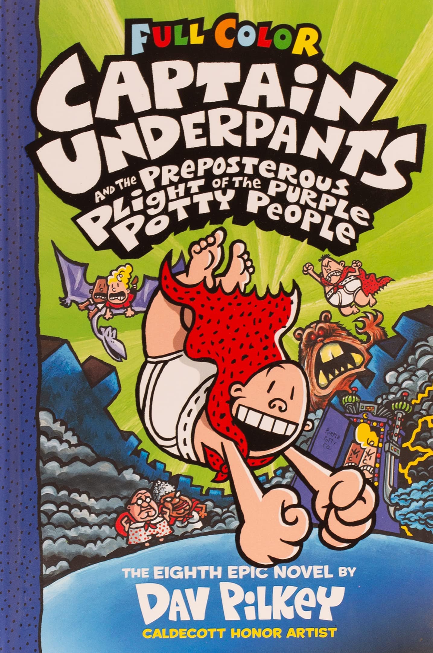 Captain Underpants: Preposterous Plight of the Purple Potty People - Color Edition HC - Third Eye