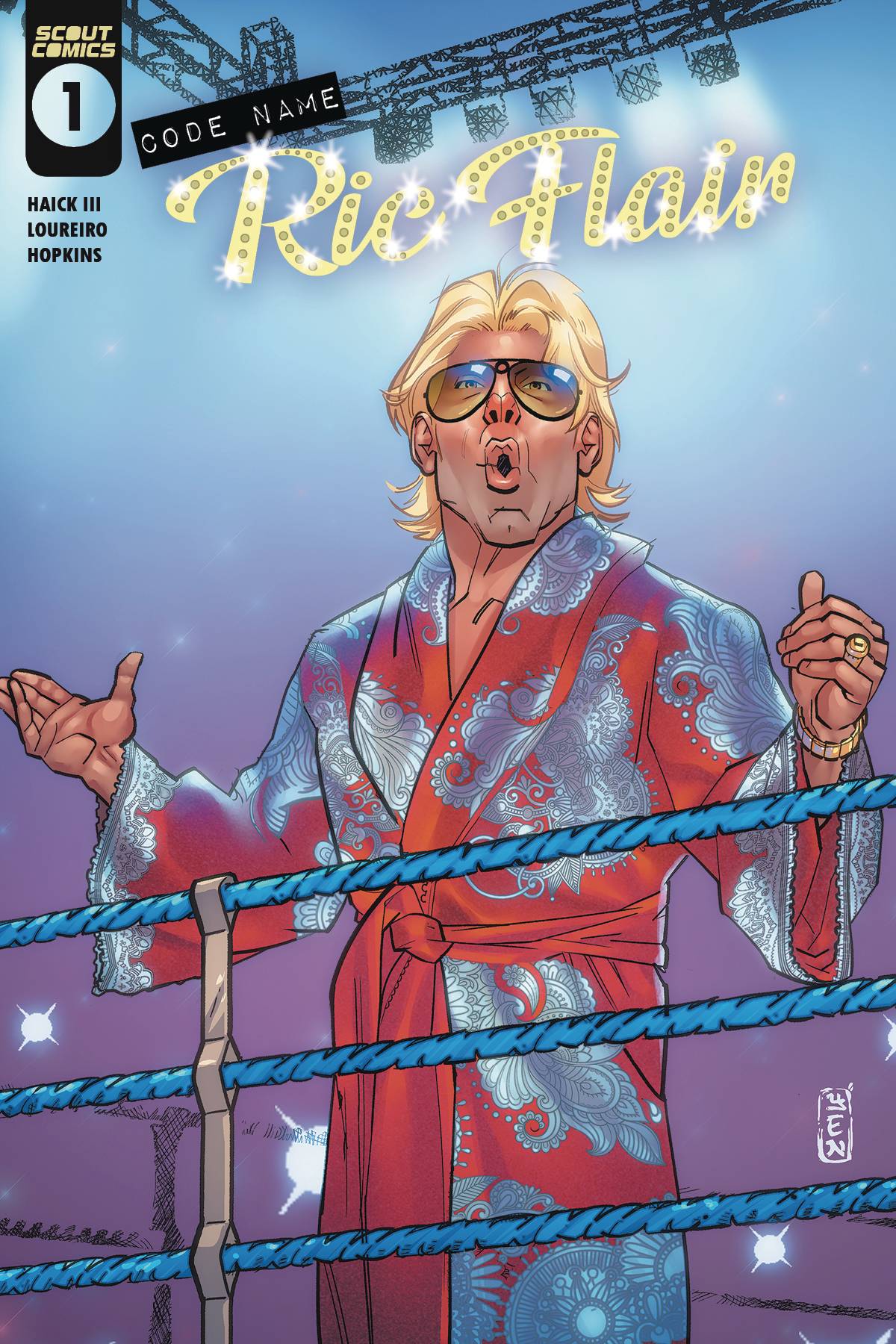 CODENAME RIC FLAIR MAGIC EIGHTBALL #1 CVR B GEORGES DUARTE