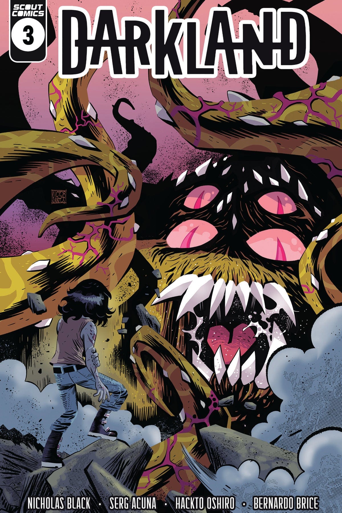 Scout Comics Comic Books DARKLAND #3 (OF 4) 02221169120400311 1222SC333