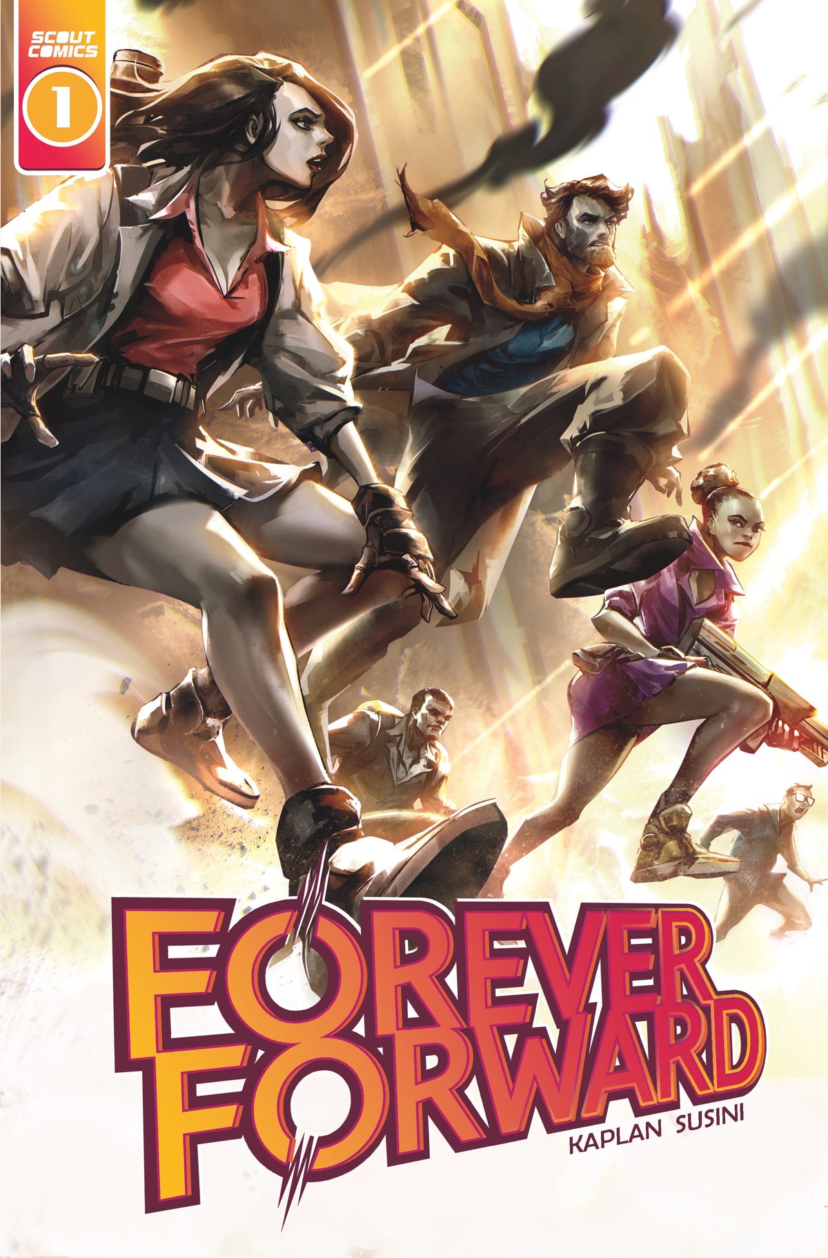 Scout Comics Comic Books FOREVER FORWARD #1 (OF 5) CVR D 10 COPY IVAN TAO UNLOCK VAR 02221168821100141 0622SC272