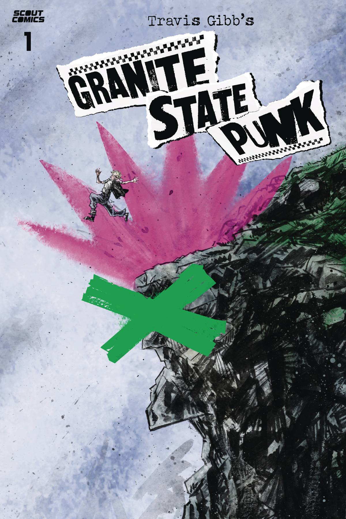 Scout Comics Comic Books GRANITE STATE PUNK CVR B 10 COPY PATRICK BUERMEYER UNLOCK VAR (ONE SHOT) (MR) 02221169428100121 0123SC801