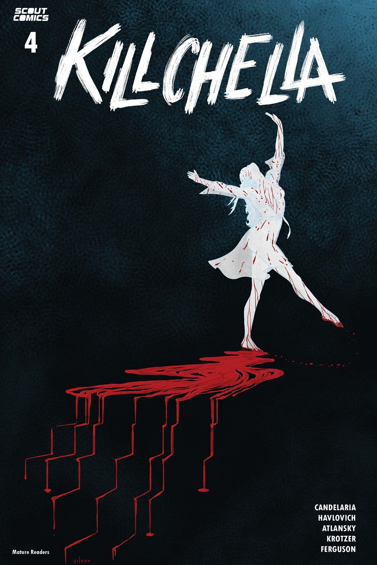 Scout Comics Comic Books KILLCHELLA #4 (OF 4) CVR B ADAM SILVER FERRIS 10 COPY UNLOCK VAR 02221169020700421 0123SC295
