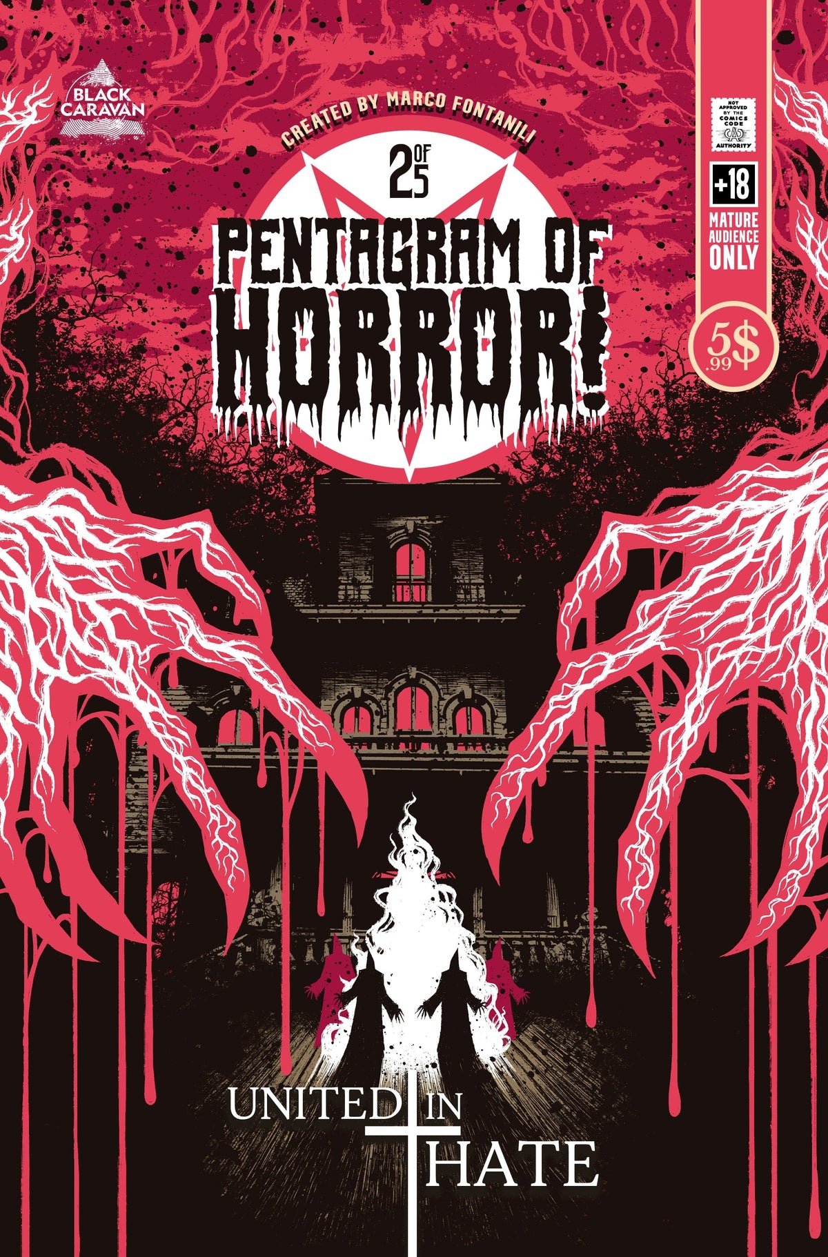 Scout Comics Comic Books PENTAGRAM OF HORROR #2 CVR A MARCO FONTANILI 02221168527200211 0422SC223
