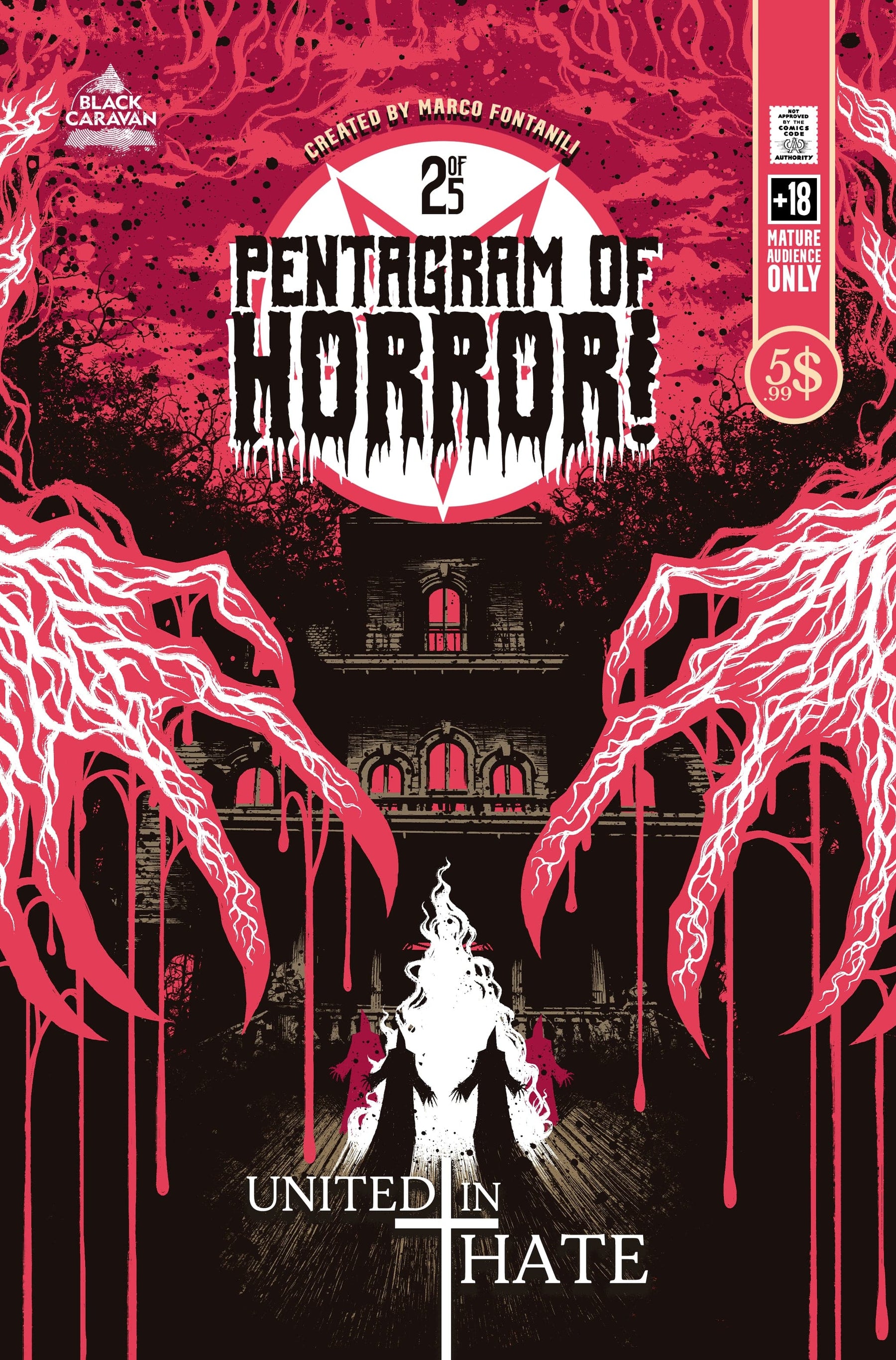 PENTAGRAM OF HORROR #2 CVR A MARCO FONTANILI