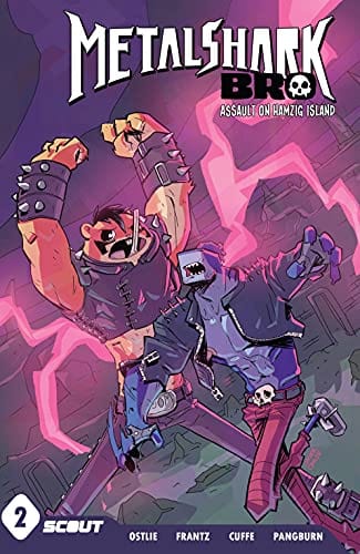 SCOUT COMICS Graphic Novel Metalshark Bro 2 Assault On Hamzig Island TP New Ptg (Note P 9781949514407 MAR231853