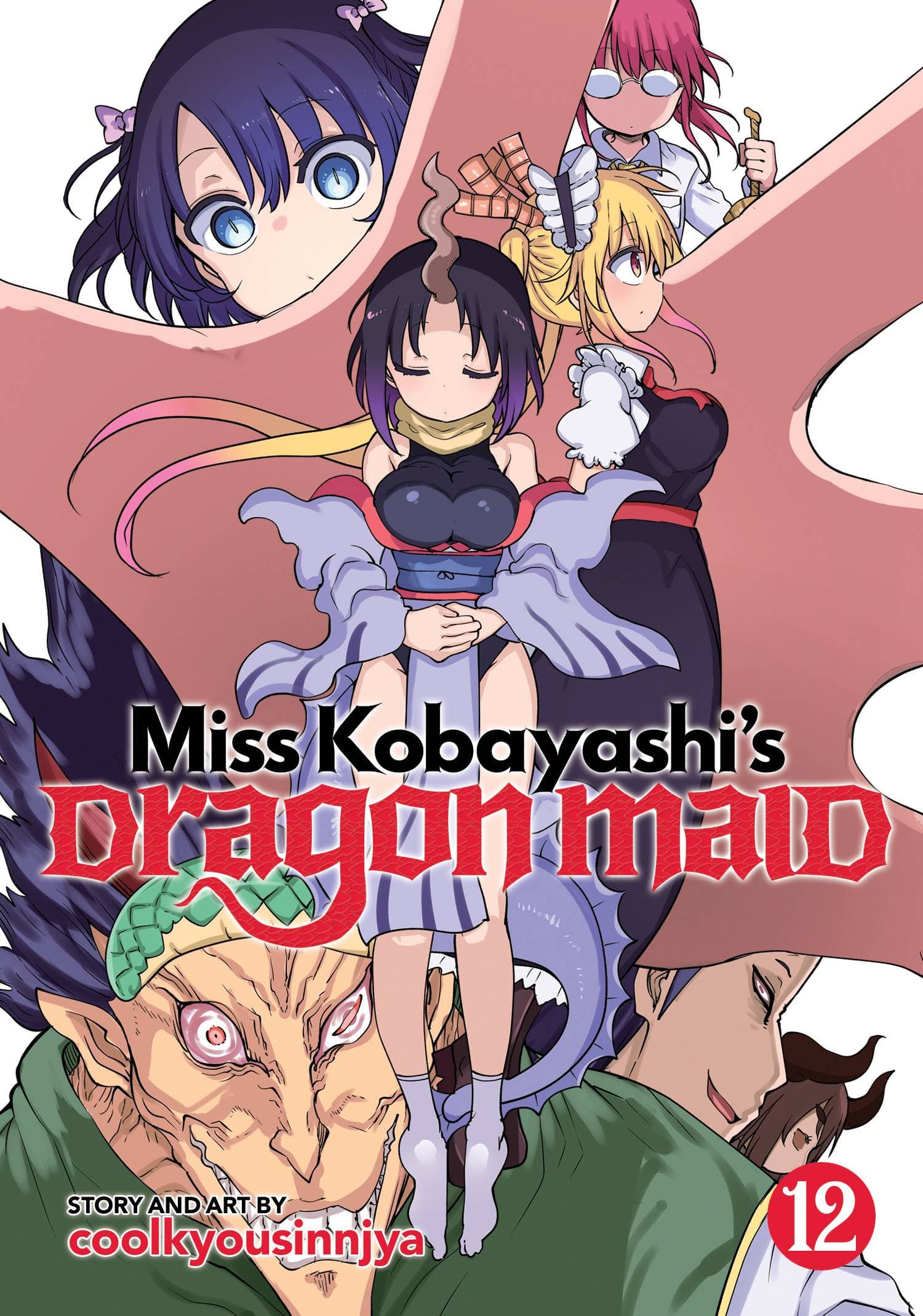 SEVEN SEAS ENTERTAINMENT Manga Miss Kobayashis Dragon Maid GN Vol 12 9781638586074 JUN222298