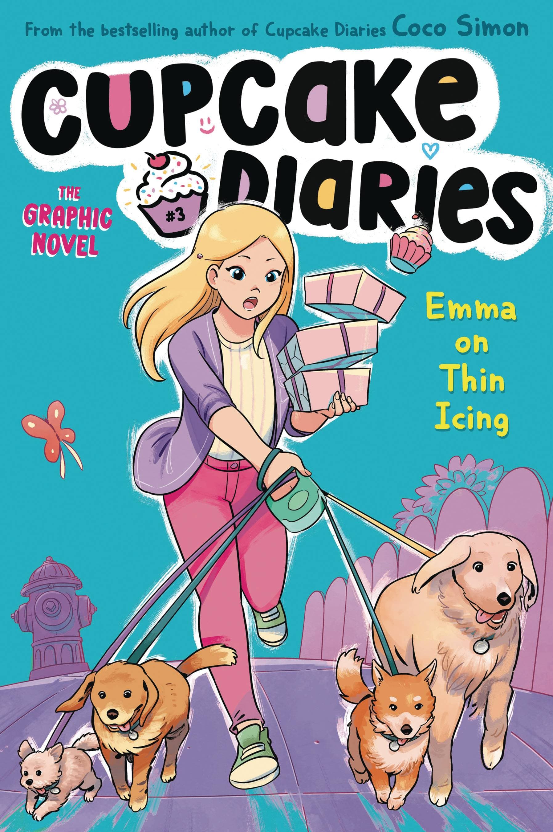 SIMON SPOTLIGHT Graphic Novel Cupcake Diaries GN Vol 03 Emma On Thin Icing 9781665916554 NOV221822