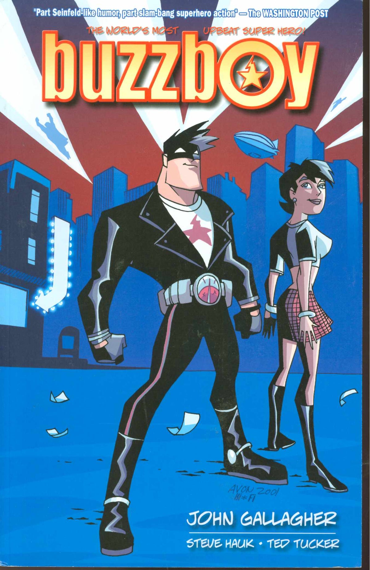 SKY DOG PRESS Graphic Novel Buzzboy TP Vol 01 Trouble In Paradise 9780972183109 STAR17290