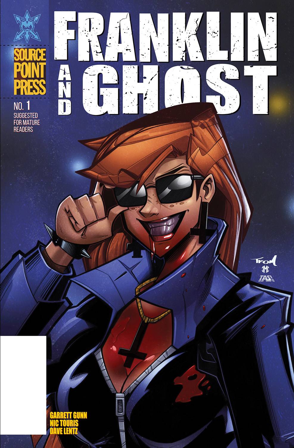 Source Point Press Comic Books FRANKLIN AND GHOST #1 (OF 8) CVR B TROM CLARK & SHELTON (MR) 79210514884700121 FEB231736