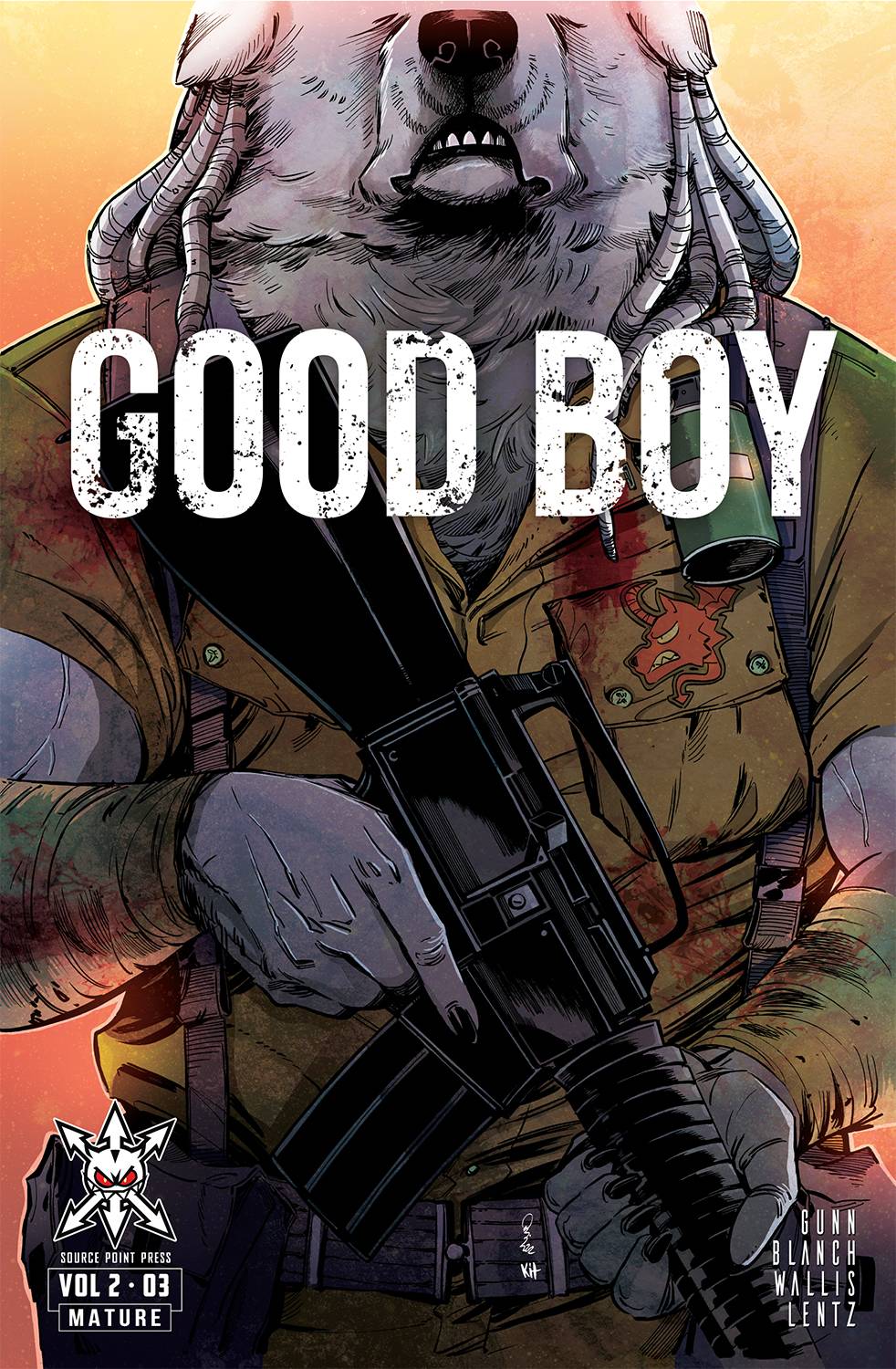 Source Point Press Comic Books GOOD BOY VOL 2 #3 (OF 4) CVR B BRINE & WALLIS (MR) 76173600835600321 MAY221756