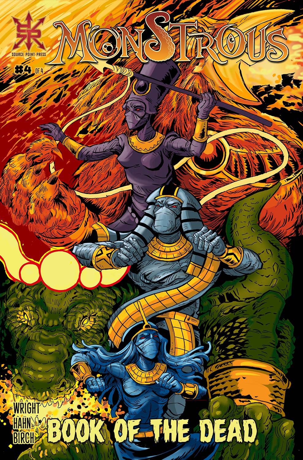 Source Point Press Comic Books MONSTROUS BOOK OF THE DEAD #4 (OF 4) 76173600841700411 JUL221924