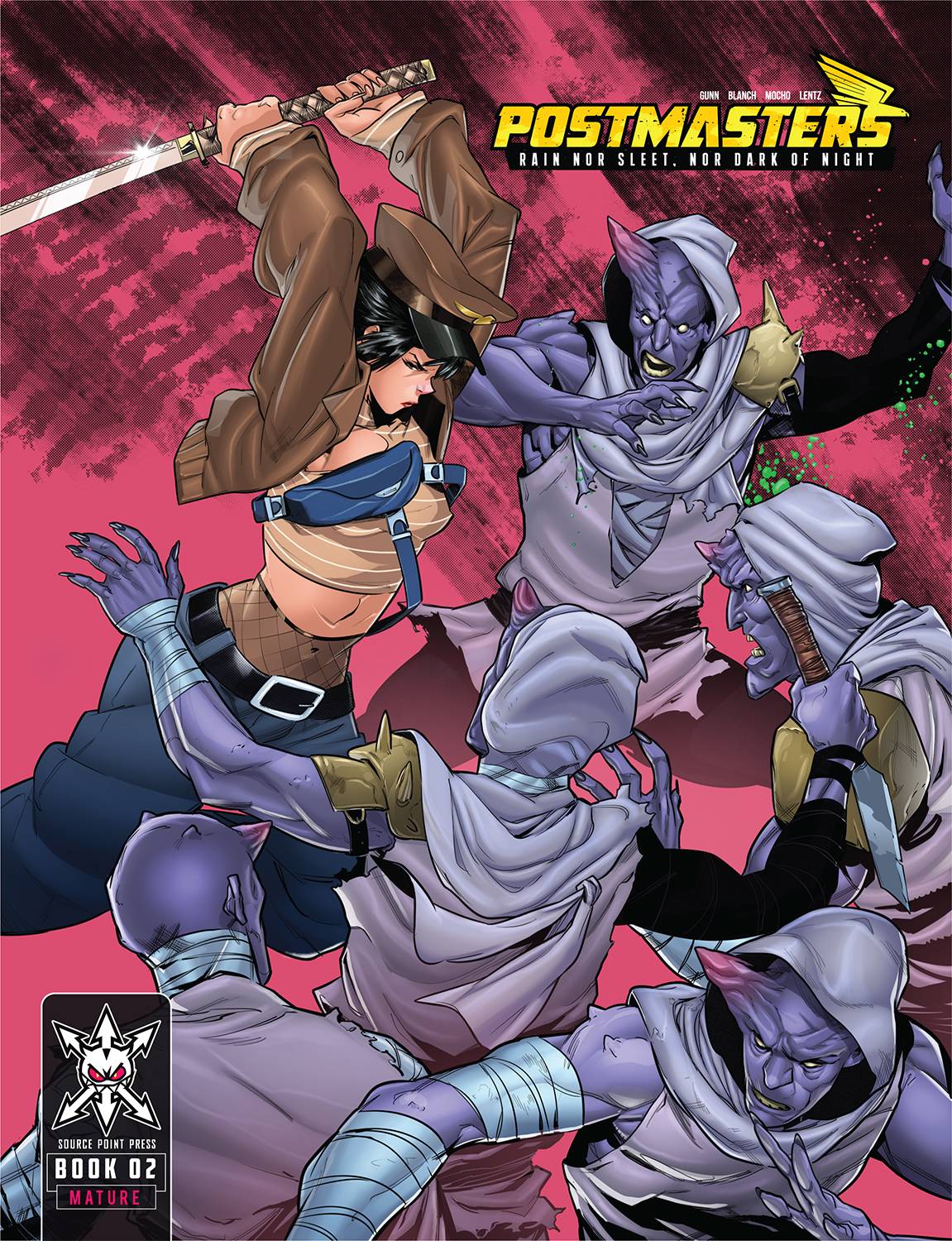 Source Point Press Comic Books POSTMASTERS LIVE BY THE LETTER #2 (OF 2) (MR) 76173600856100211 SEP222001