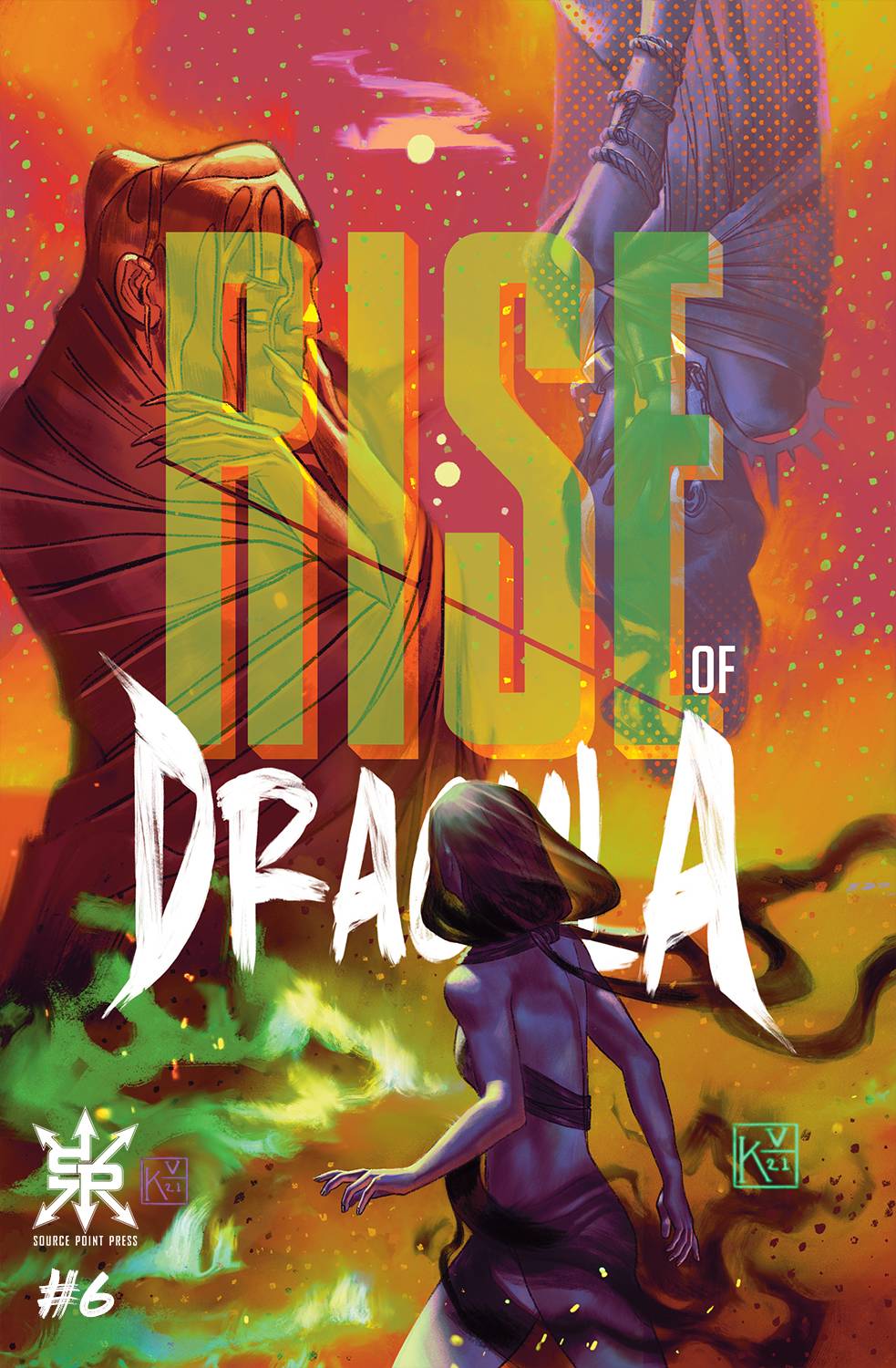 Source Point Press Comic Books RISE OF DRACULA #6 (OF 6) CVR A VALERIO (MR) 61773791523300611 MAR221900