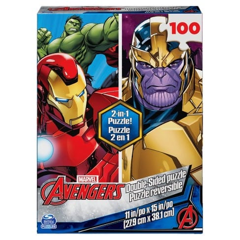 Spin Master Puzzles > Jigsaw Puzzles Spin Master: 100pc Double-Sided Jigsaw - Avengers 778988383728 6062177