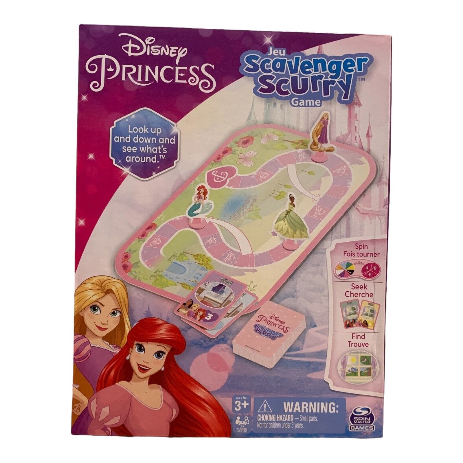 Spin Master Board Games > Large Box Games Scavenger Scurry: Disney Princess 778988398395 6061871