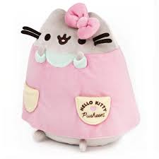 Spin Master Toys > Plushies Gund: Hello Kitty X Pusheen 9.5" 778988399125