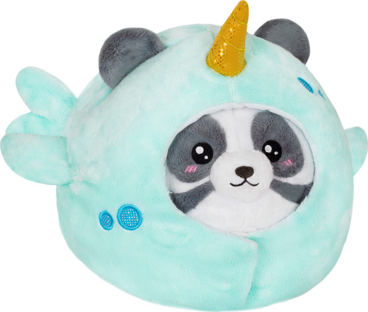 Squishable Toys > Plushies Squishable: Undercover - Panda in Narwhal 841024110609