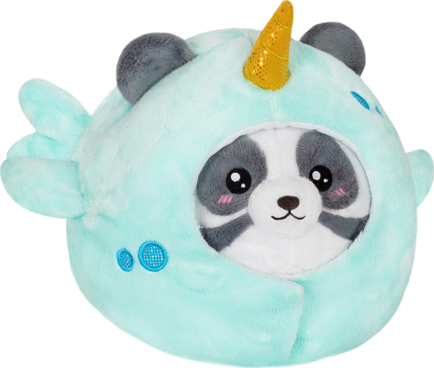 Squishable Toys > Plushies Squishable: Undercover - Panda in Narwhal 841024110609