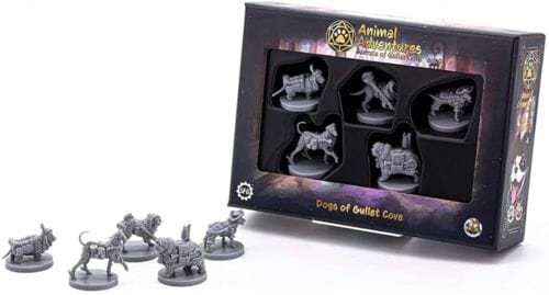 Steamforged Games Miniatures > Other Miniatures Steamforged: Animal Adventures - Secrets of Gullet Cove, Dogs of Gullet Cove 5060453695494 SFL AAGC-002