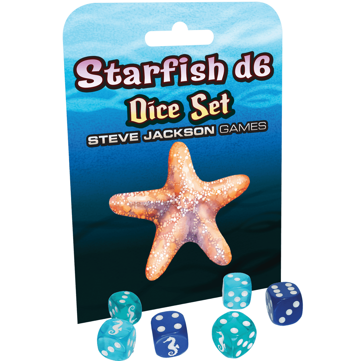 Steve Jackson Games Dice > Other Dice Steve Jackson: Starfish D6 Dice Set 080742095465 SJG 5900-09