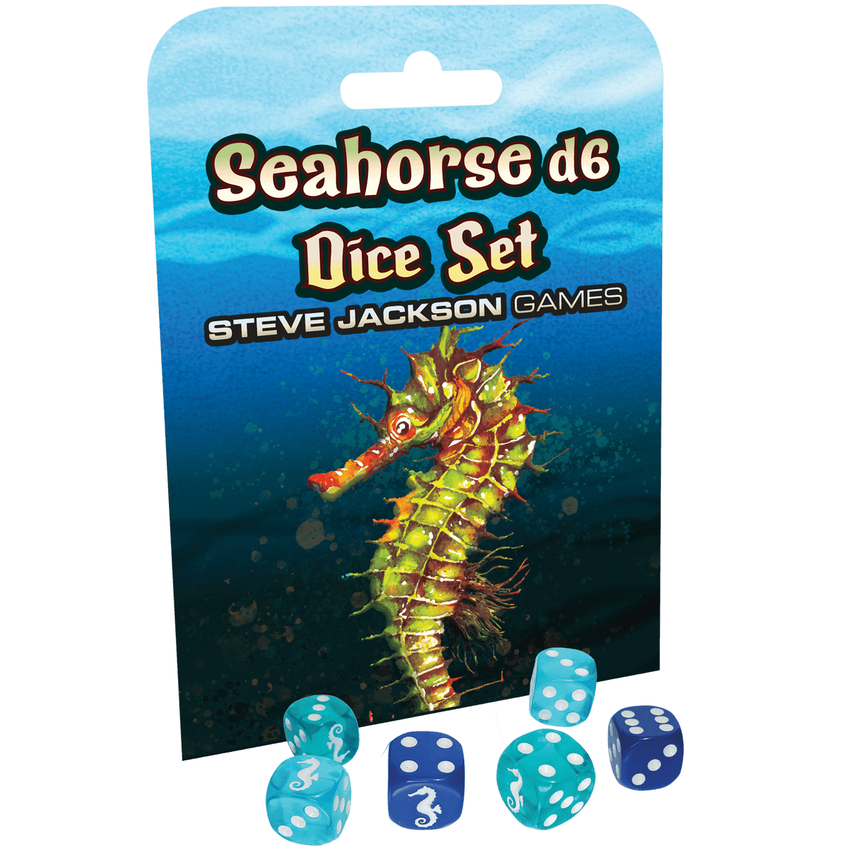 Steve Jackson: Plastic 6d6 Set - Seahorse - Third Eye