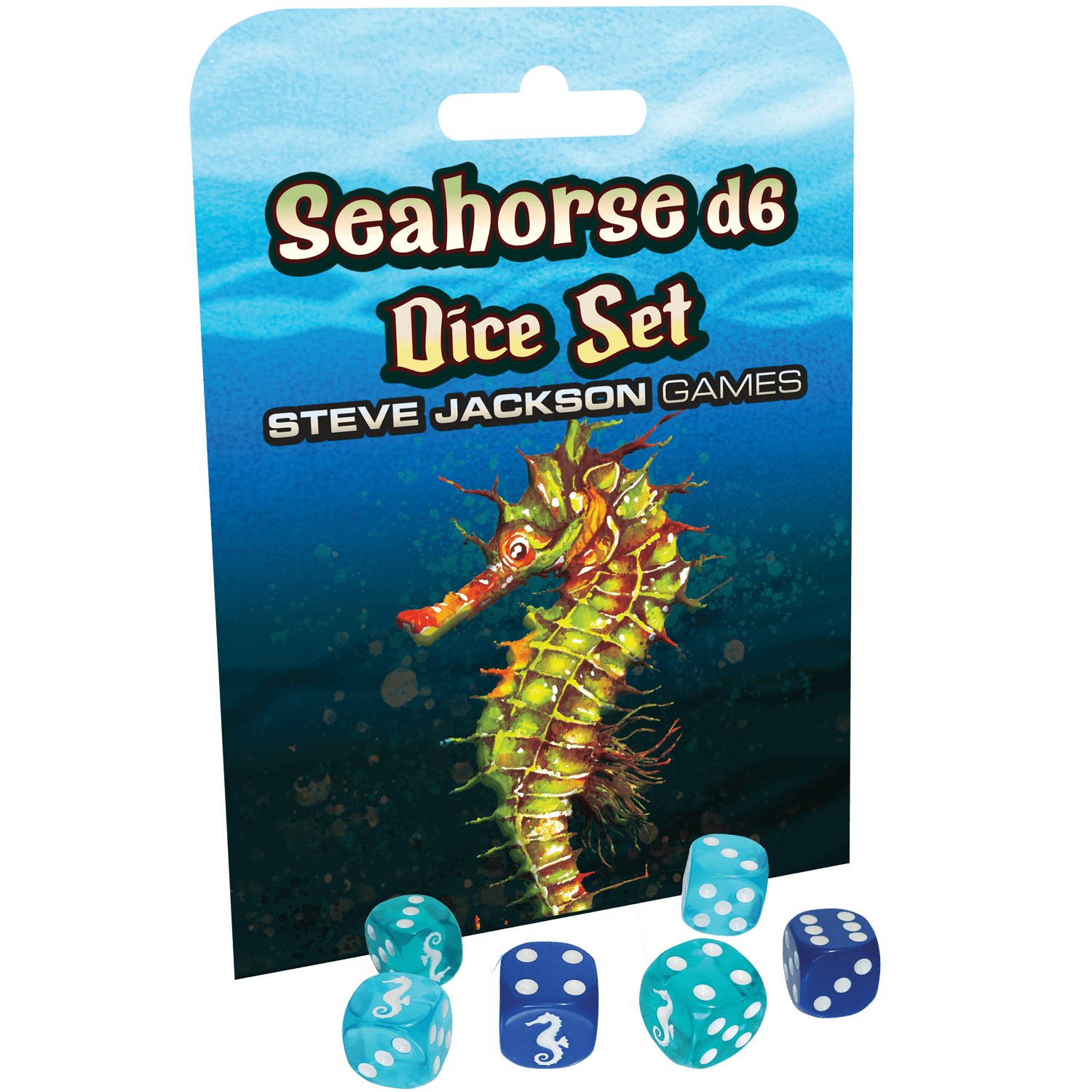 Steve Jackson Games Dice > Other Dice Steve Jackson: Plastic 6d6 Set - Seahorse 080742095472 SJG 5900-08