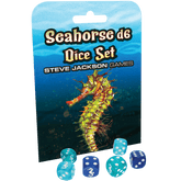 Steve Jackson Games Dice > Other Dice Steve Jackson: Plastic 6d6 Set - Seahorse 080742095472 SJG 5900-08