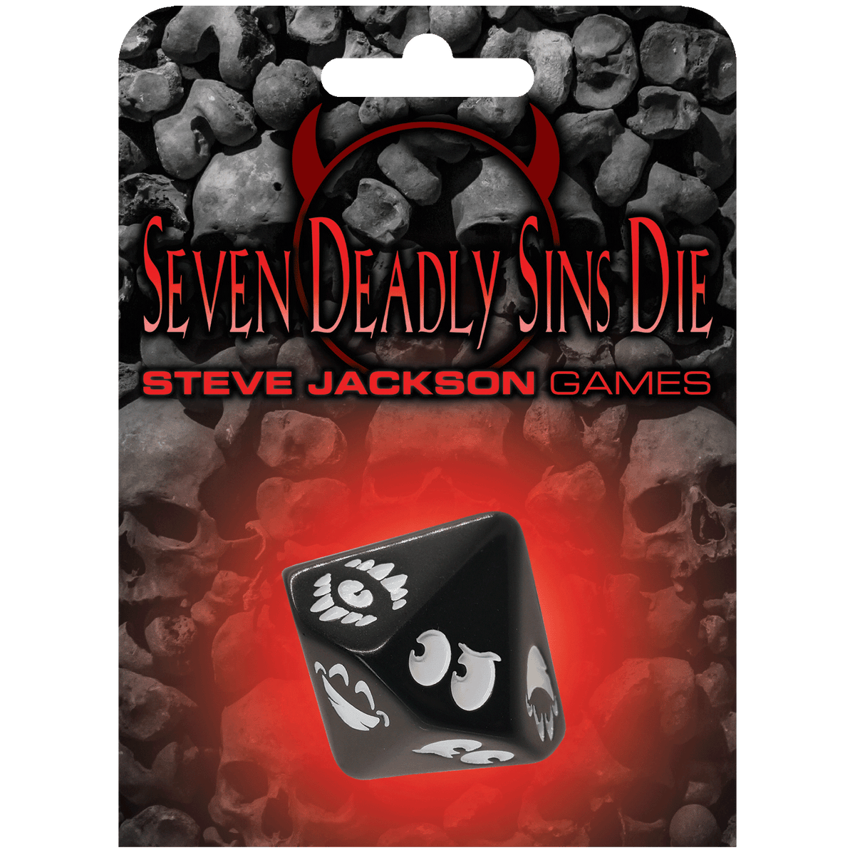 Steve Jackson Games Dice > Other Dice Steve Jackson: Seven Deadly Sins Die 080742095502 SJG 5900-03