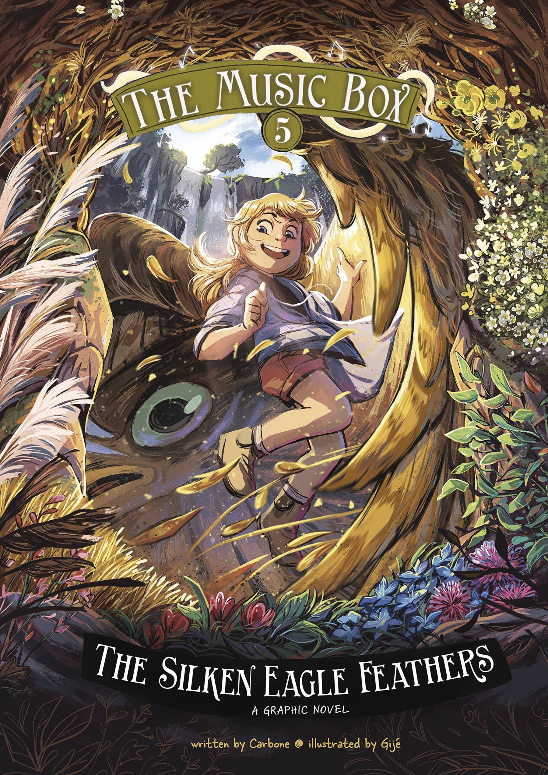 STONE ARCH BOOKS Graphic Novel Music Box GN Book 05 Silken Eagle Feathers 9781669034926 NOV221857