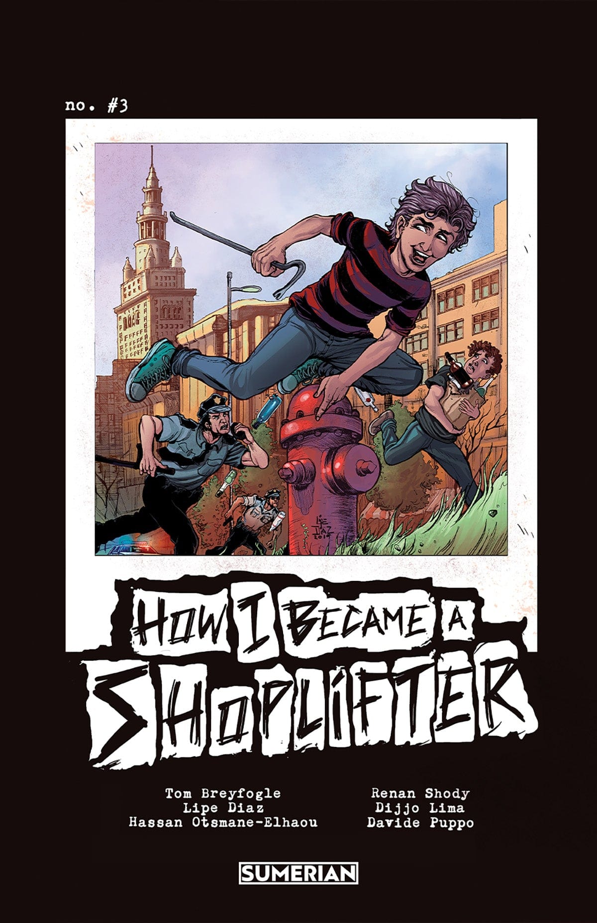 Sumerian Comic Books HOW I BECAME A SHOPLIFTER #3 (OF 3) CVR B GABRIELE FALZONE VAR (MR) 85002766737900321 0123SM332