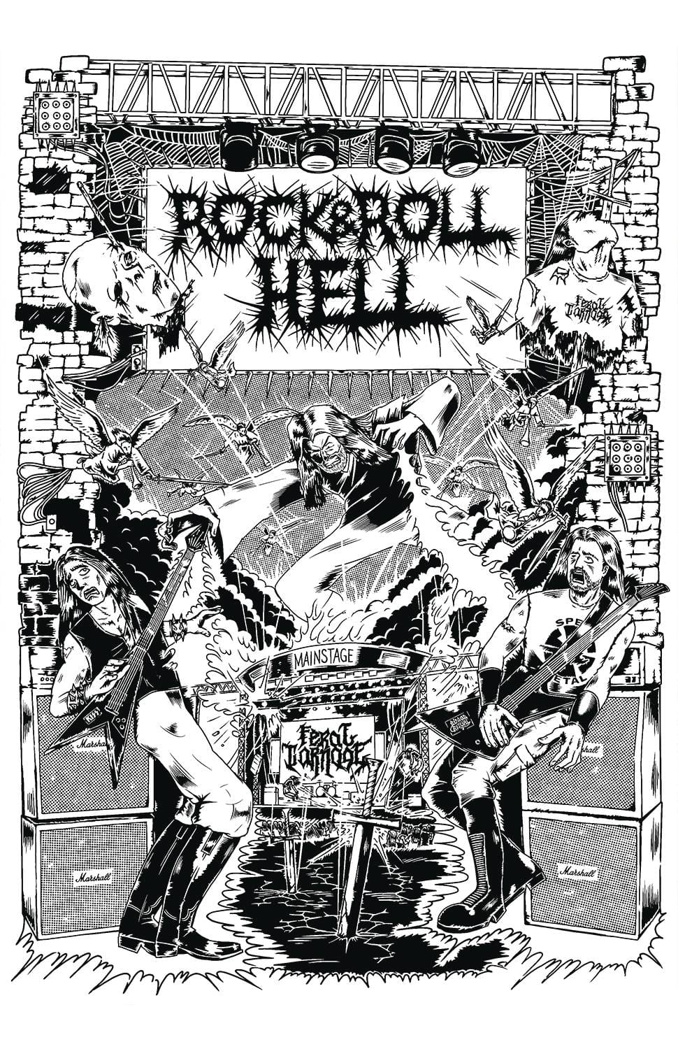 Sumerian Comic Books ROCK & ROLL HELL (ONE SHOT) CVR C GREGORIO DI ANGILLA VAR 85002766738600131 1222SM374