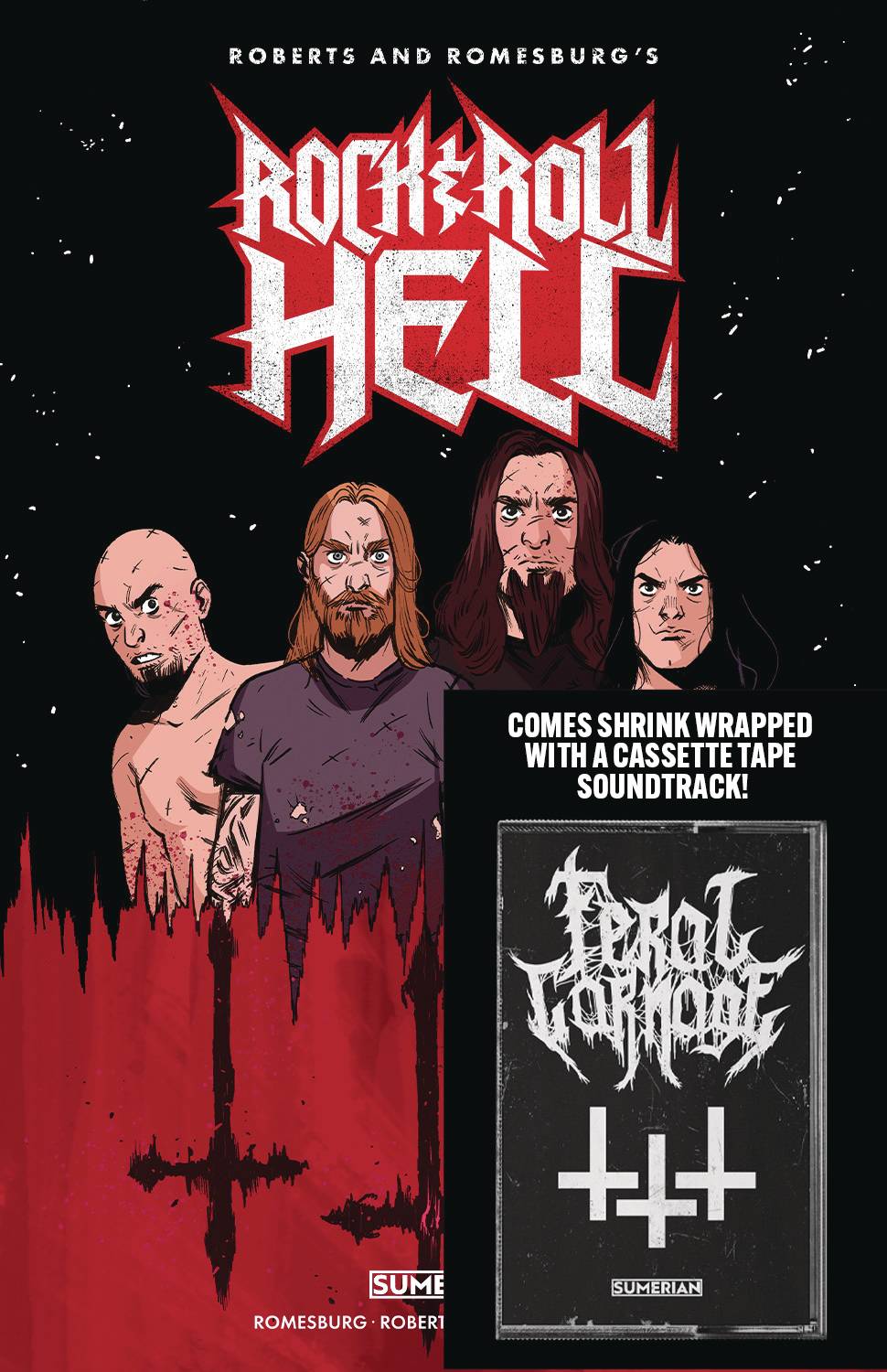 Sumerian Comic Books ROCK & ROLL HELL #1 CVR D CASSETTE LTD ED 85002766738600141 1222SM375