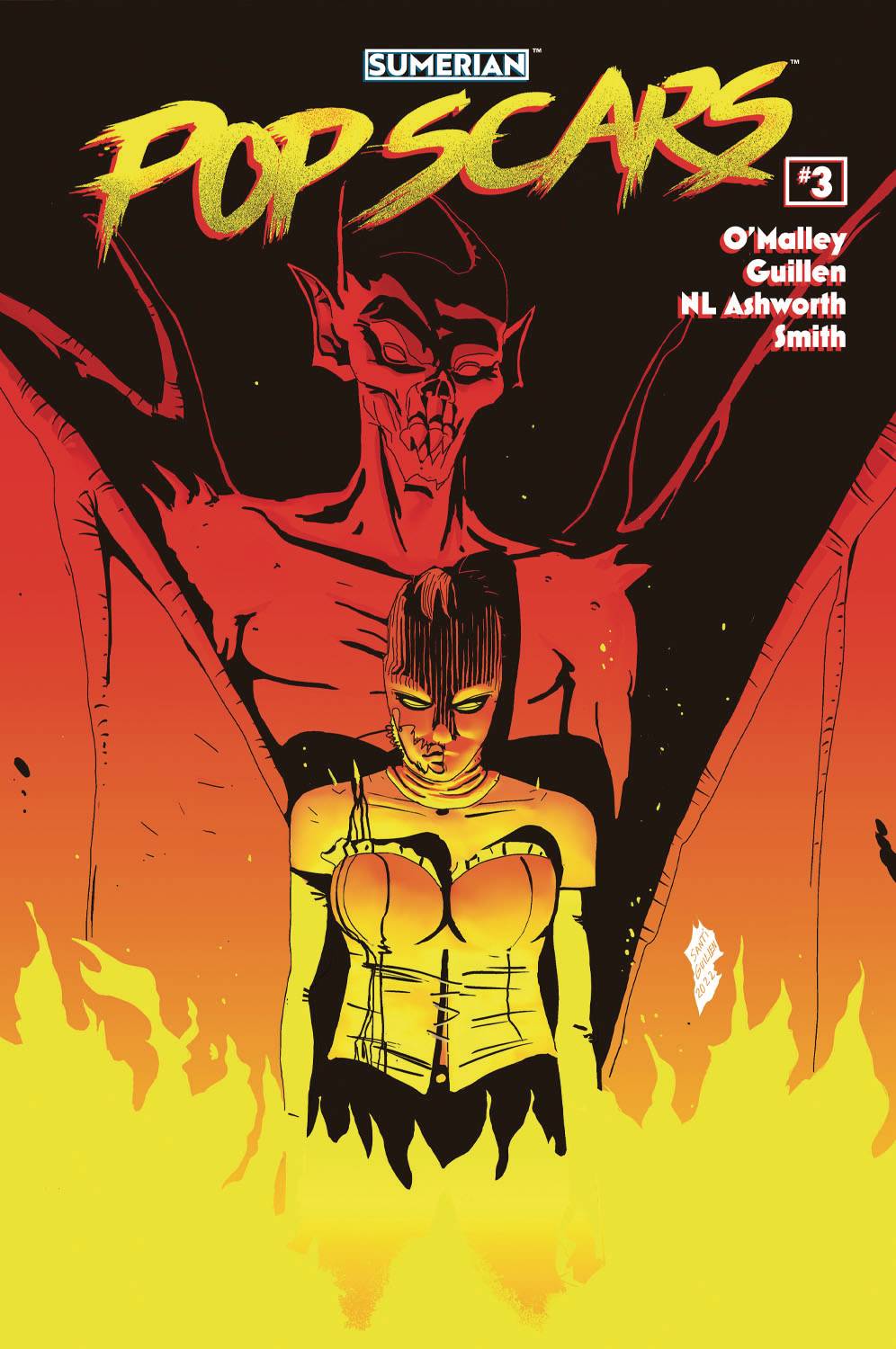 SUMERIAN COMICS Comic Books POPSCARS #3 (OF 6) CVR A GUILLEN (MR) 85002766739300311 MAR231923