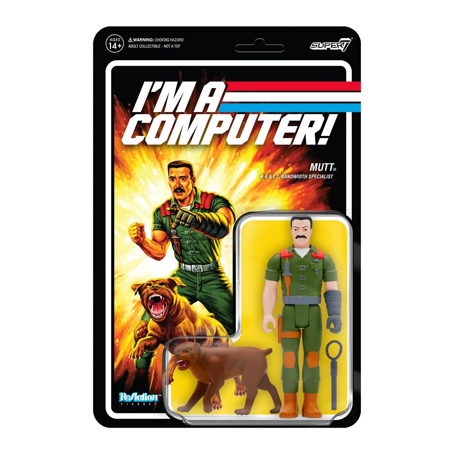 Hi Joe Computer ReAction Figure: GI Joe - Mutt, I'm a Computer PSA - Third Eye