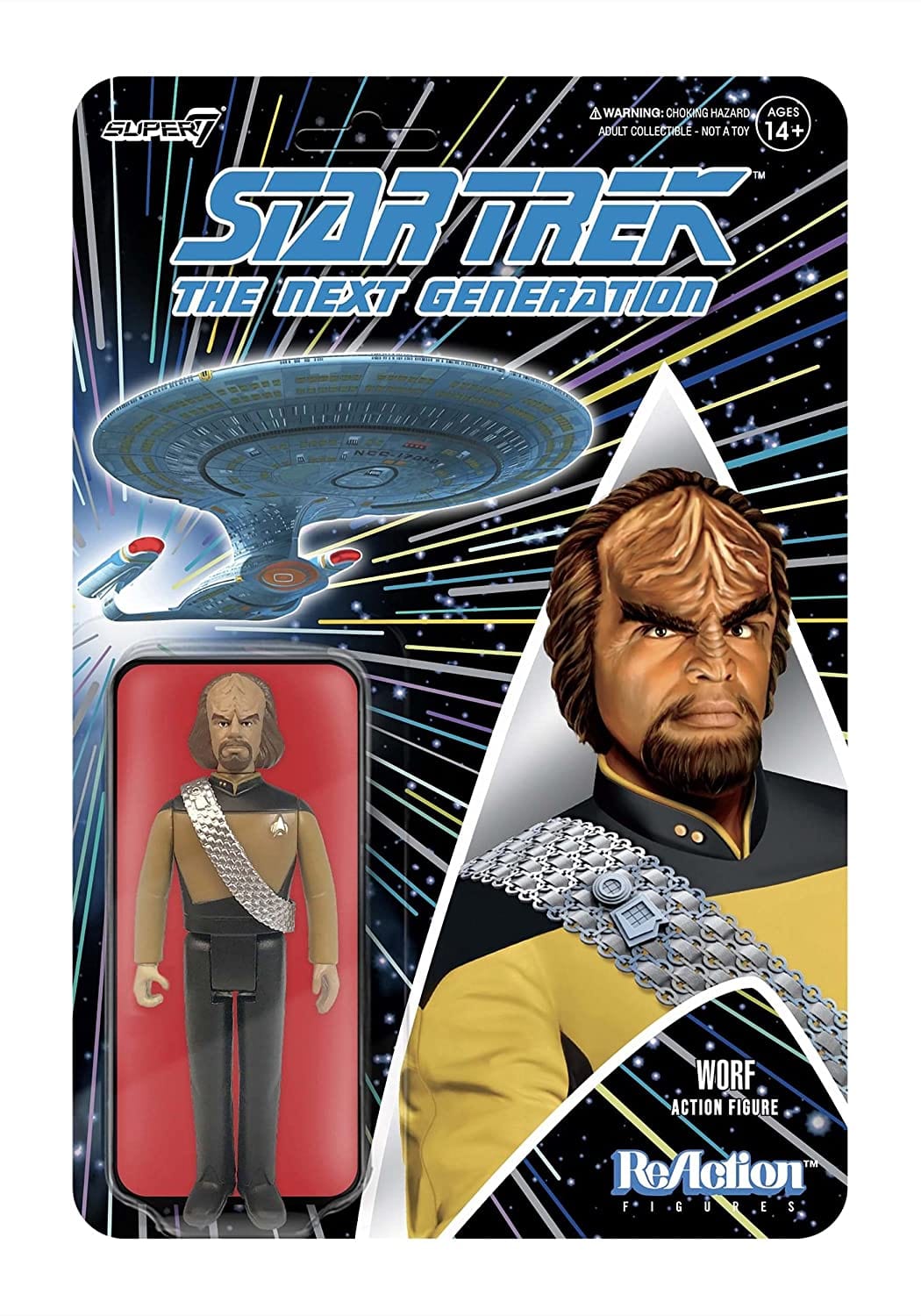 PlayMates Star Trek Next Generation Teniente Worf 1992 Figura De Acción