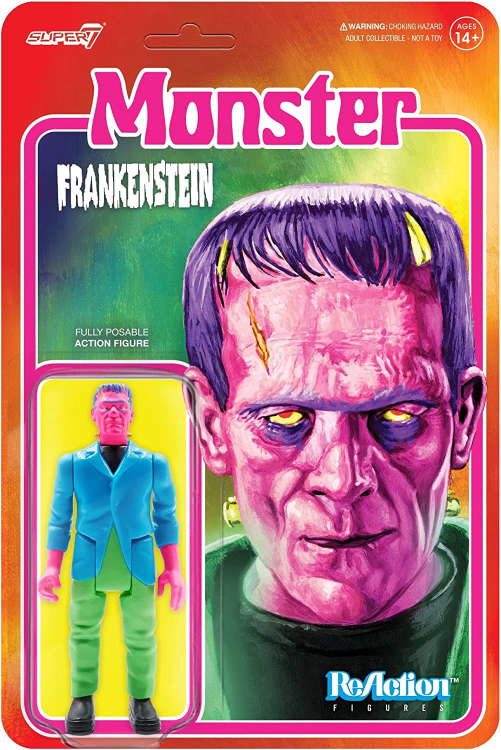 ReAction Figure: Universal Monsters - Frankenstein, Costume Colors - Third Eye