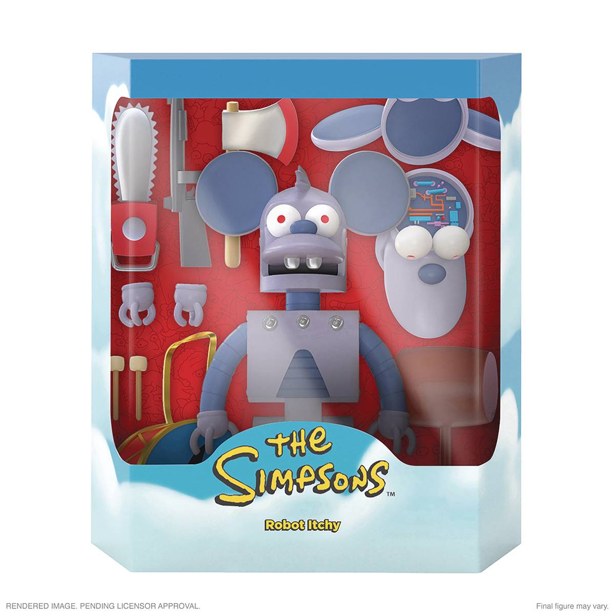 Super7 Toys > Action Figures > Super7 Super7: The Simpsons - Robot Itchy 840049817401 JUL218407