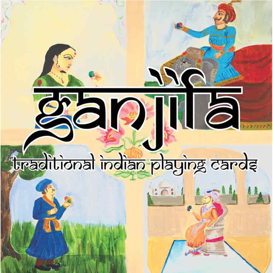 Tab Creations Board Games > Small Box Games Ganjifa: Traditional Indian Playing Cards 680392932532 TAB 0002