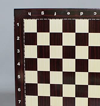 --- Board Games > Large Box Games Chess Board: Wood Grain, Alpha Numeric, Decoupage 035756757441 75714