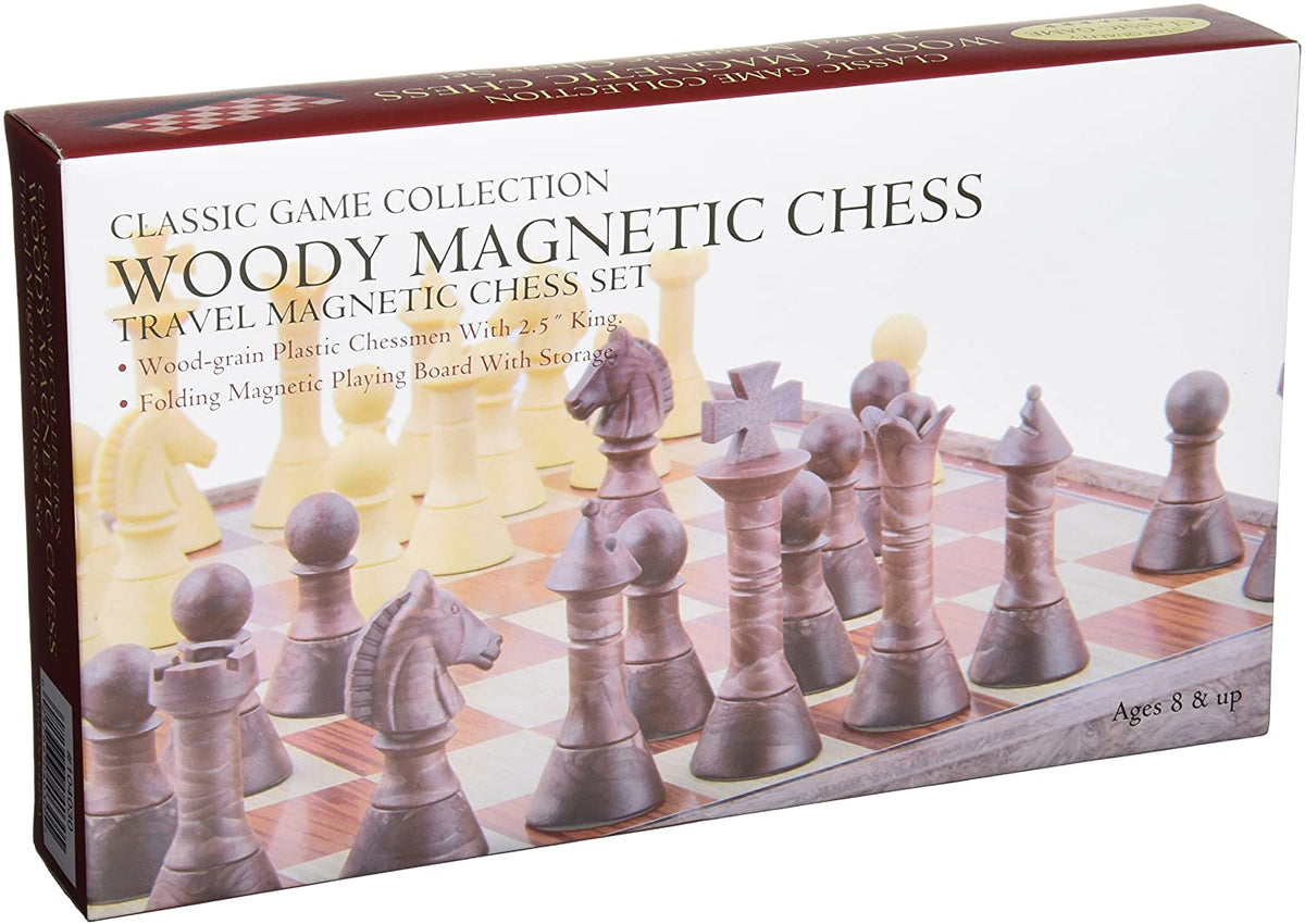 --- Board Games > Large Box Games Chess: Wood, Folding, Magnetic, 11" 025766040305 68030