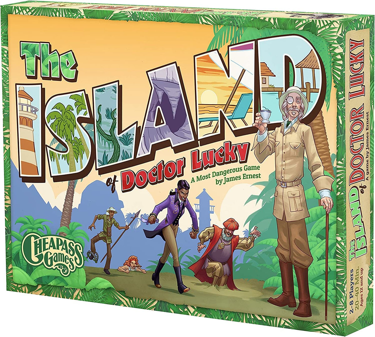 --- Board Games > Large Box Games Island of Doctor Lucky 823464002508 CAG 250